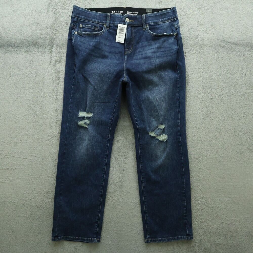 Torrid Jeans Women's Size 18R High-Rise Bombshell Straight 29" Inseam